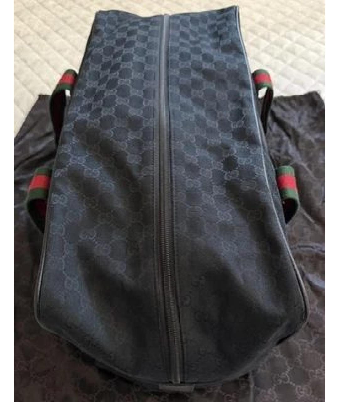 GUCCI Черная дорожная/спортивная сумка, фото 3