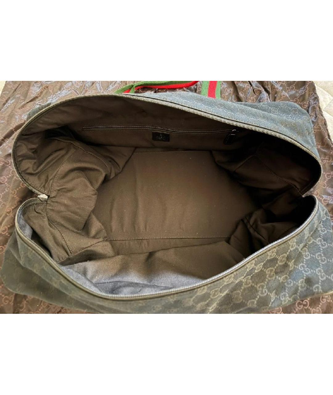 GUCCI Черная дорожная/спортивная сумка, фото 7