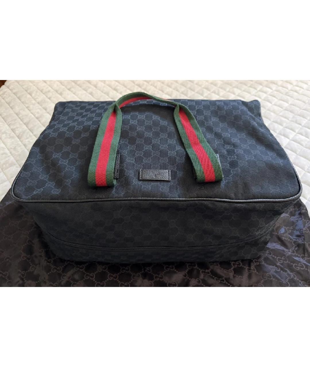 GUCCI Черная дорожная/спортивная сумка, фото 8