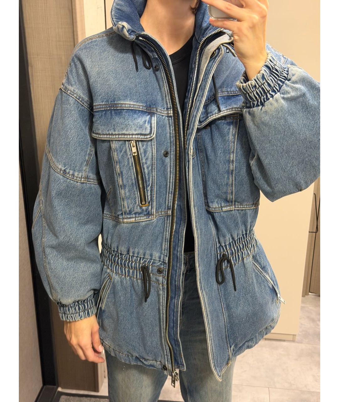 ALEXANDER WANG Синяя деним куртка, фото 7
