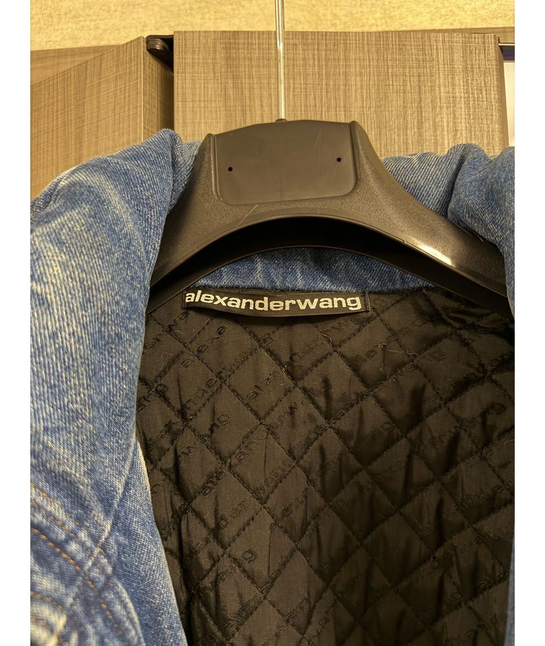 ALEXANDER WANG Синяя деним куртка, фото 6