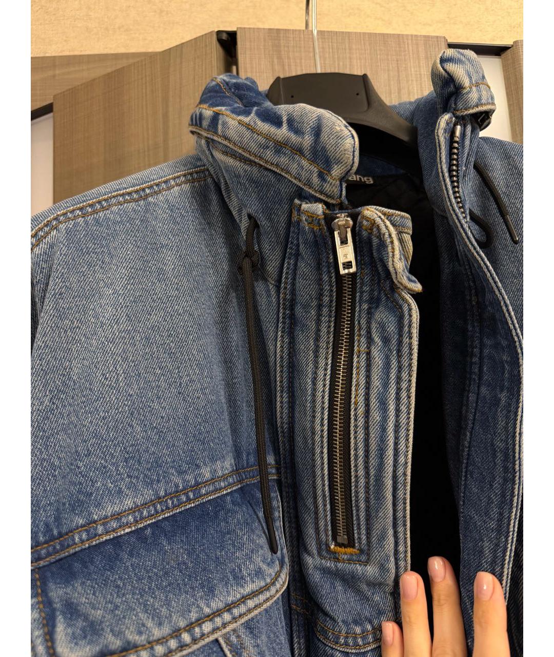 ALEXANDER WANG Синяя деним куртка, фото 4