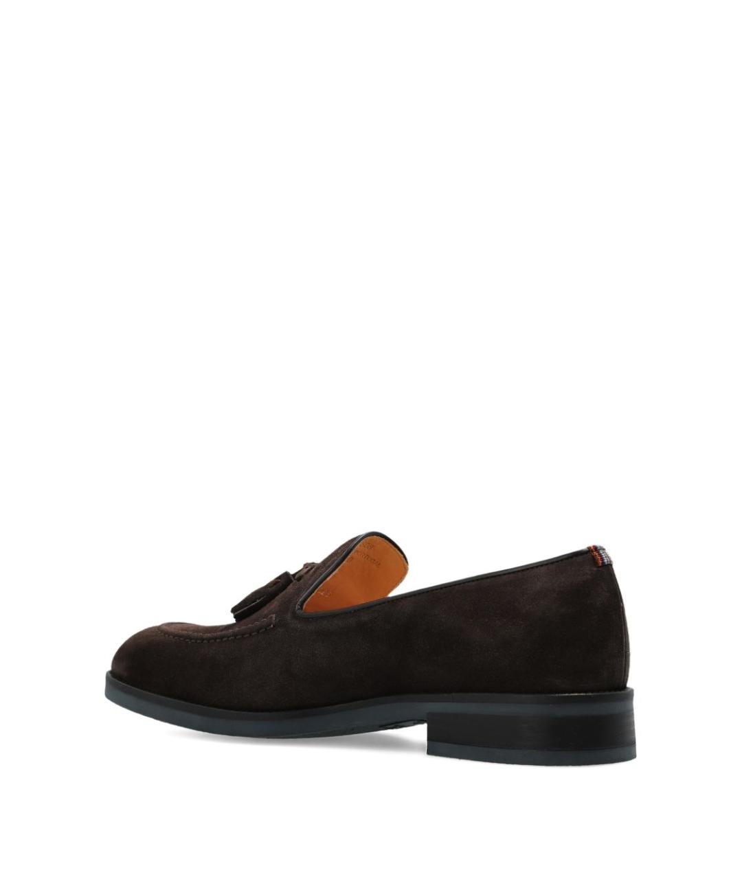 PAUL SMITH Коричневые замшевые лоферы, фото 5