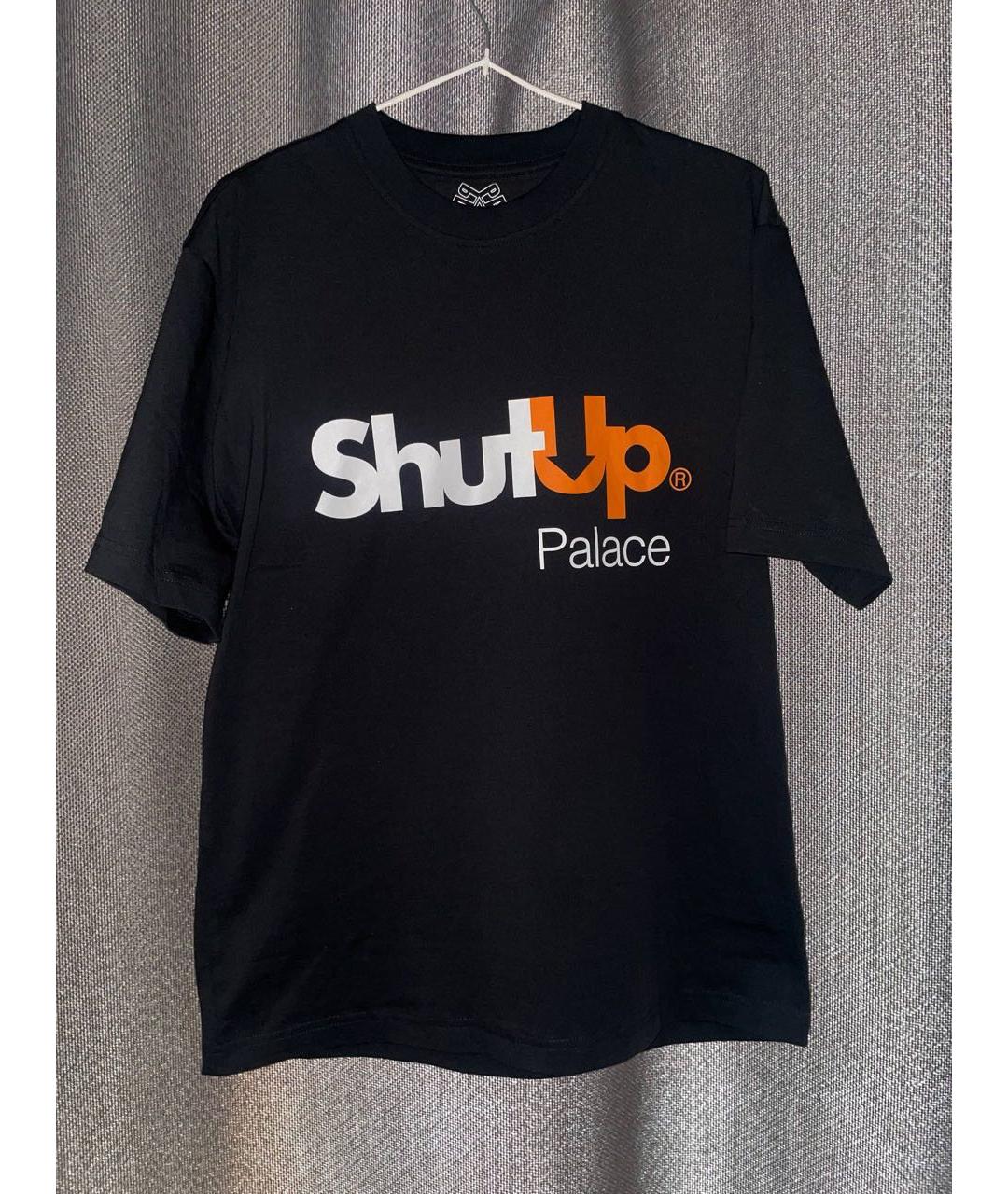 PALACE Черная хлопковая футболка, фото 5