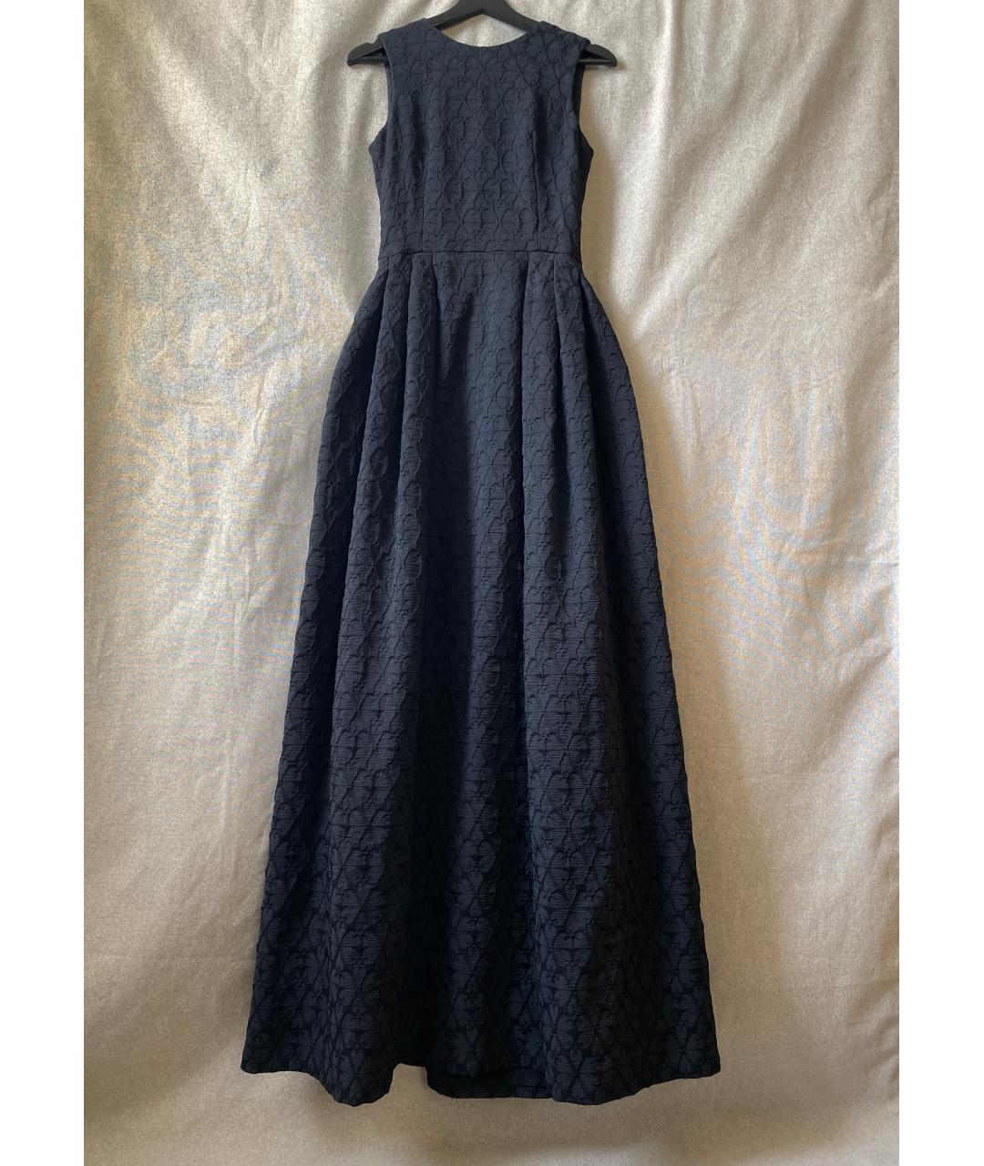 ALEXANDER MCQUEEN Черное шелковое вечернее платье, фото 10