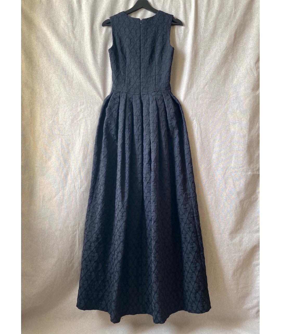 ALEXANDER MCQUEEN Черное шелковое вечернее платье, фото 2