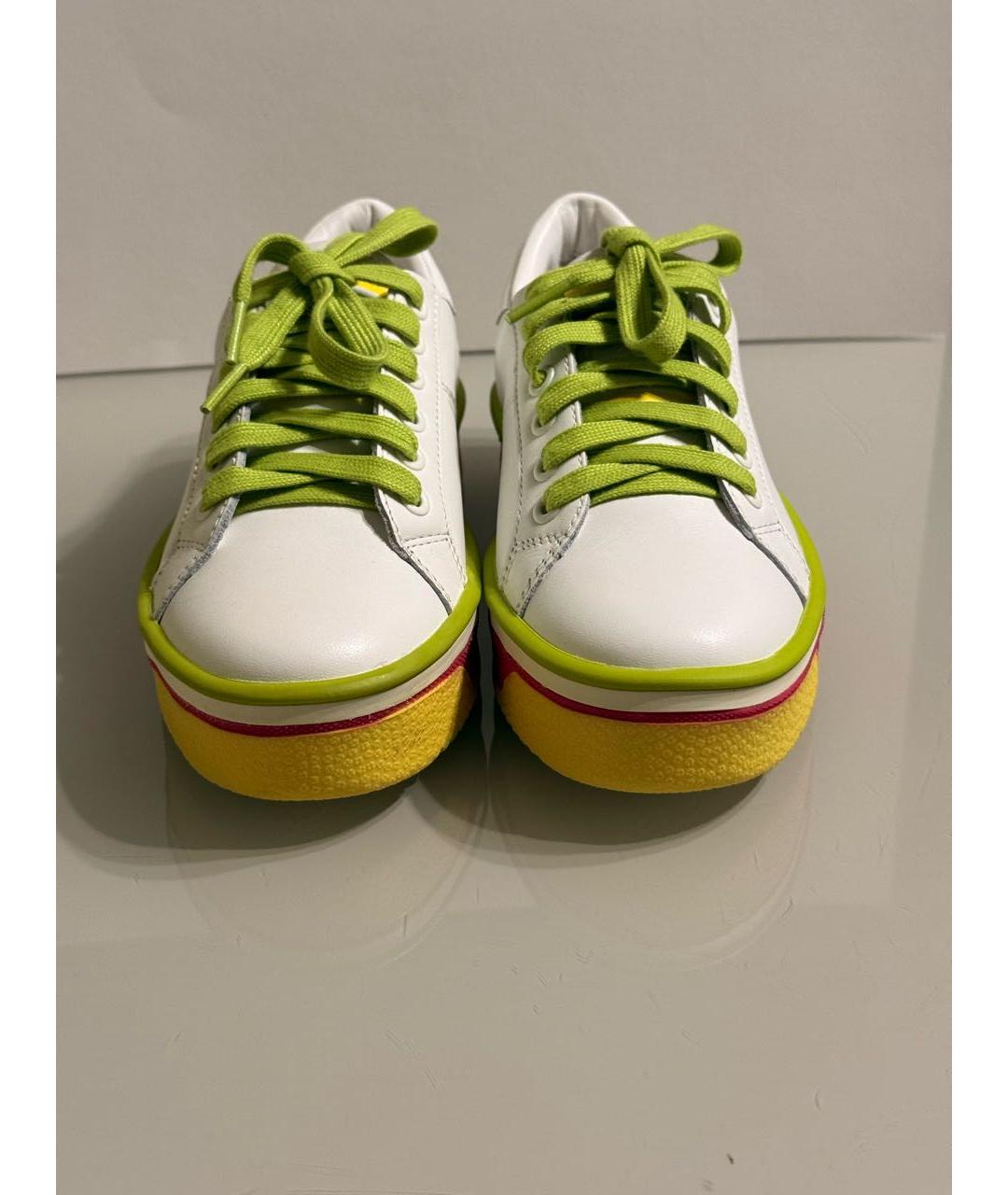 MARC JACOBS Белые кожаные кеды, фото 2