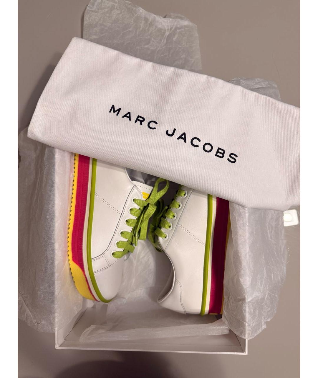 MARC JACOBS Белые кожаные кеды, фото 6
