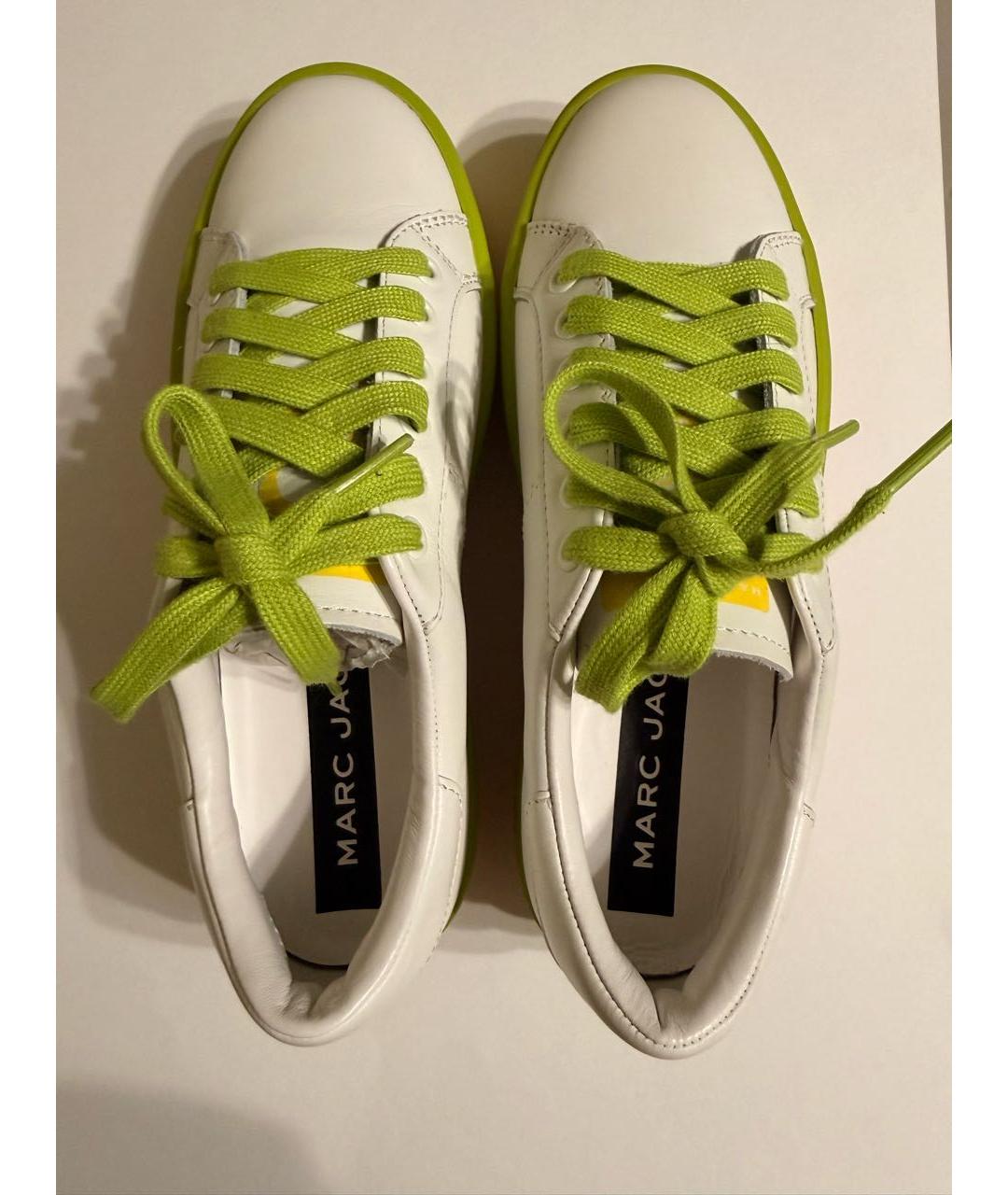 MARC JACOBS Белые кожаные кеды, фото 3