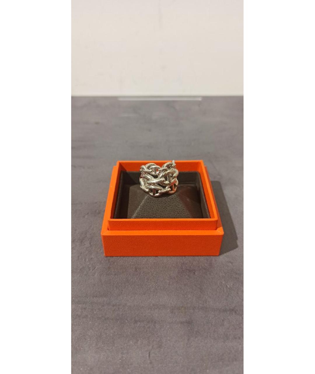 HERMES Серебряное кольцо, фото 8