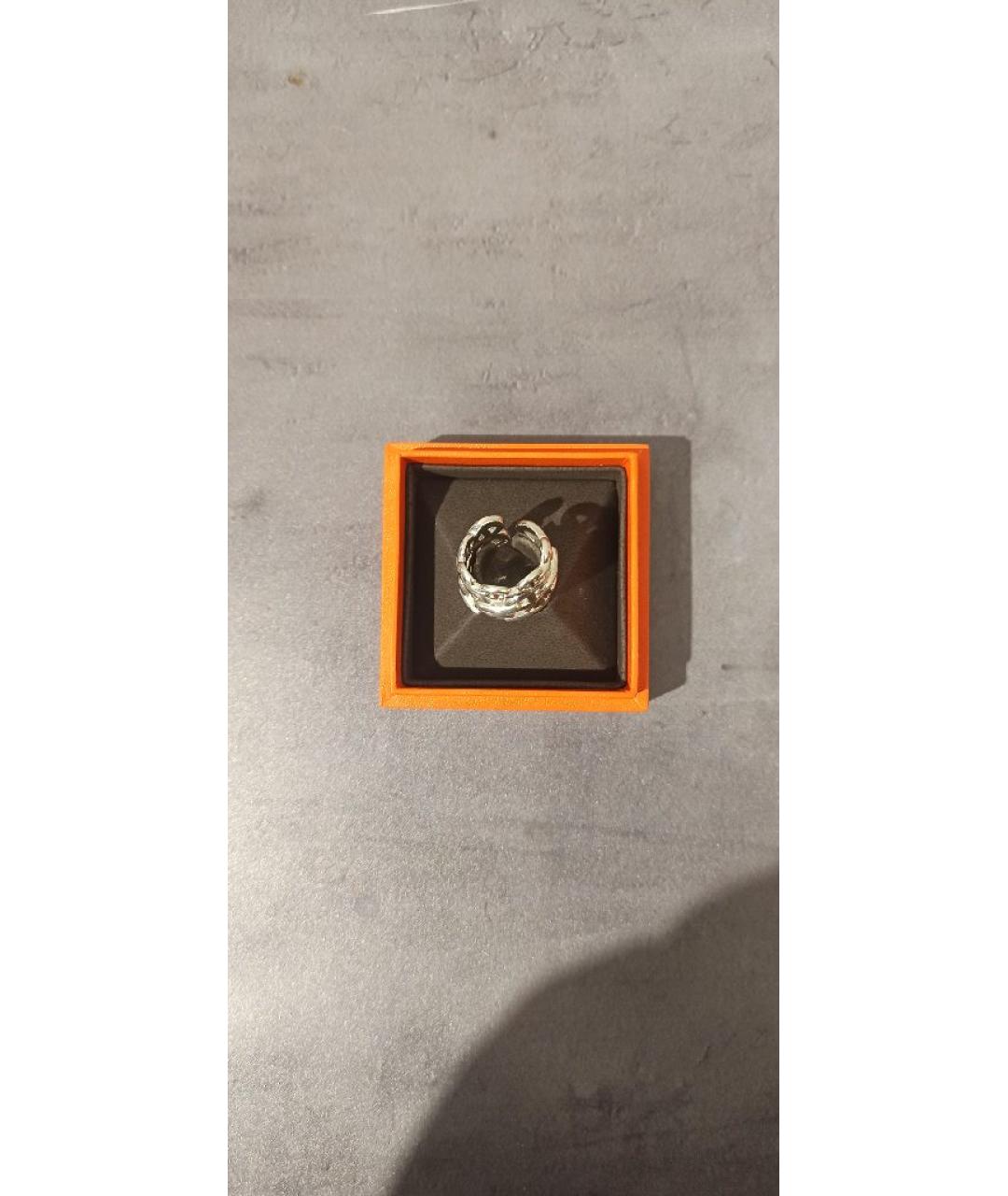 HERMES Серебряное кольцо, фото 2