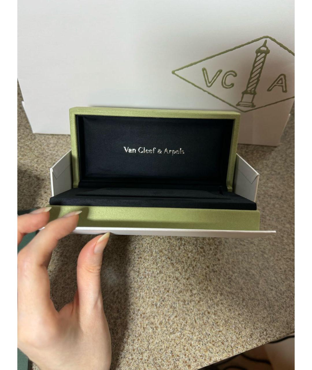 VAN CLEEF & ARPELS Голубой браслет из белого золота, фото 4