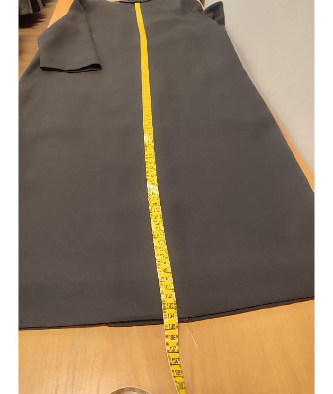 COS Черное полиэстеровое повседневное платье, фото 7