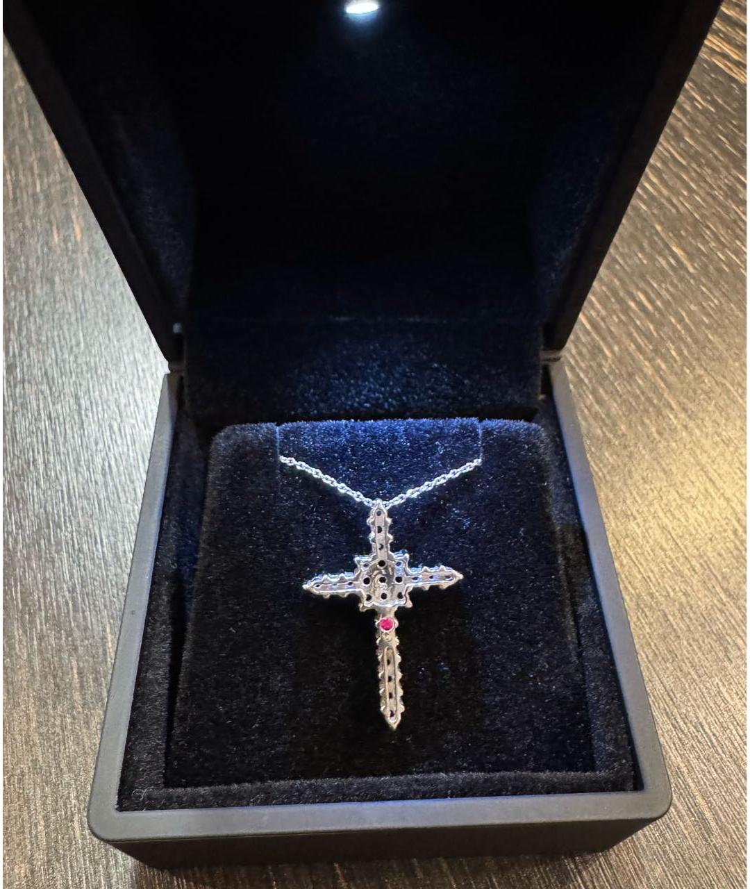 ROBERTO COIN Белое колье из белого золота, фото 4