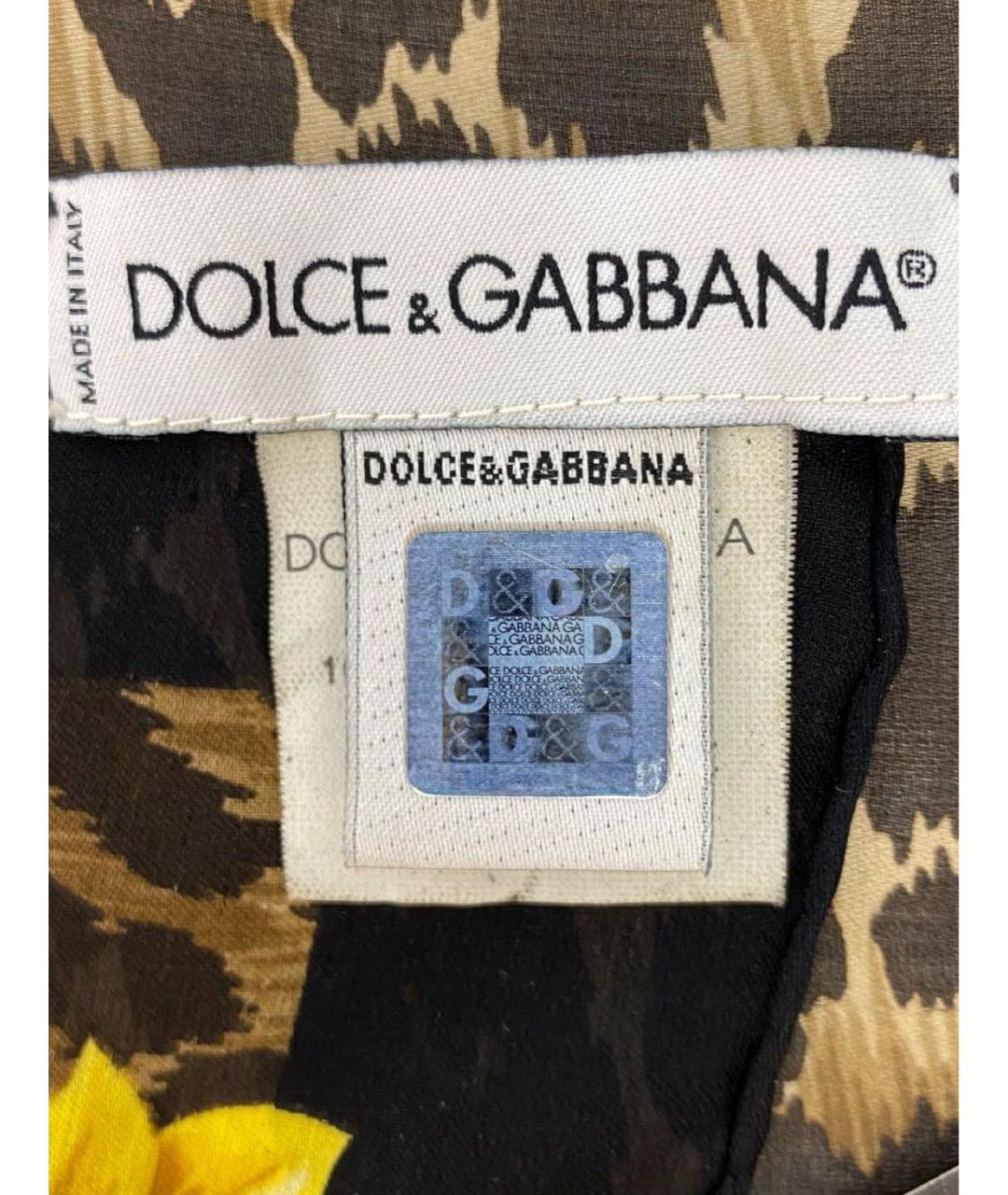 DOLCE&GABBANA Мульти шелковый платок, фото 7