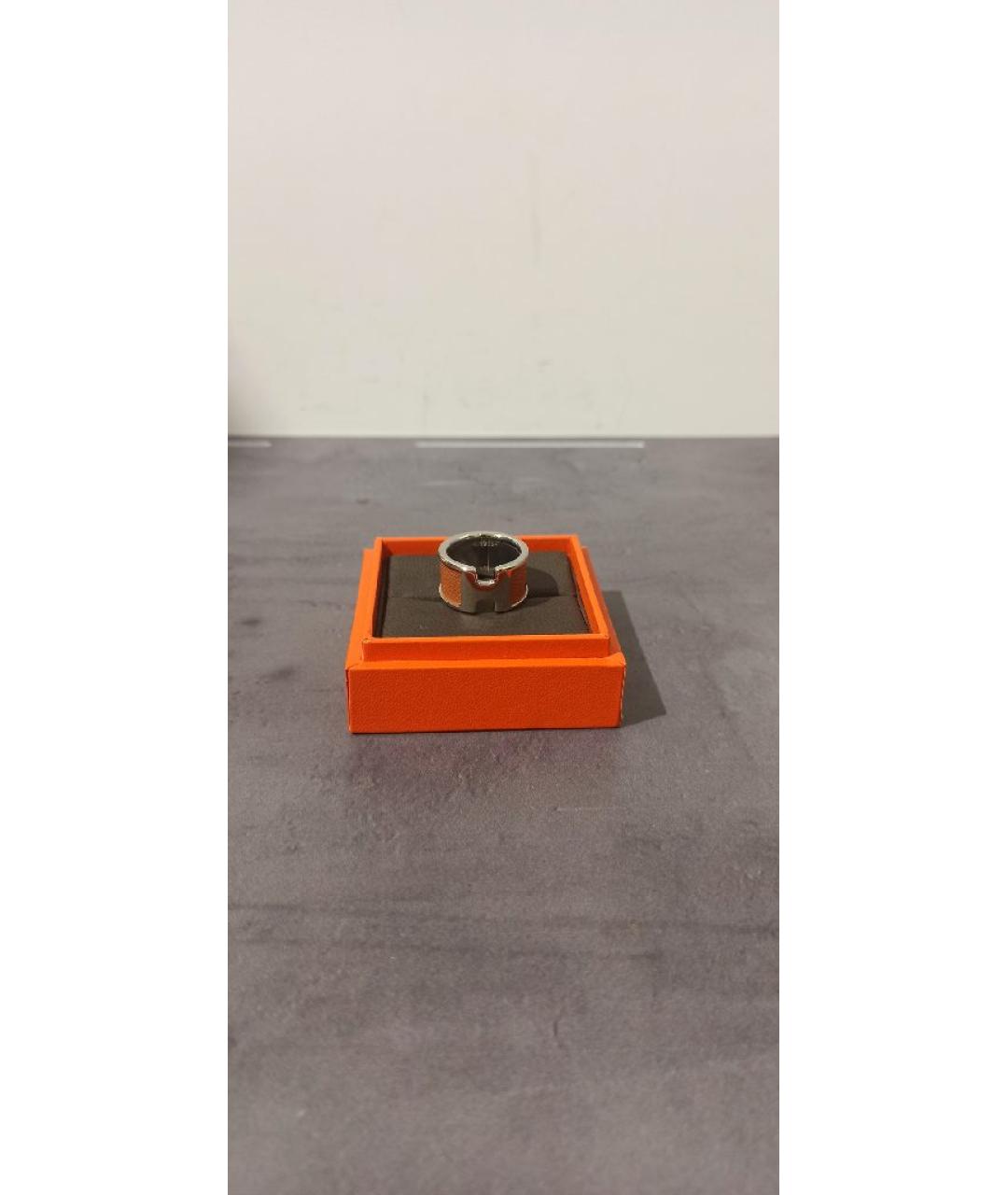 HERMES Коричневое кольцо, фото 8