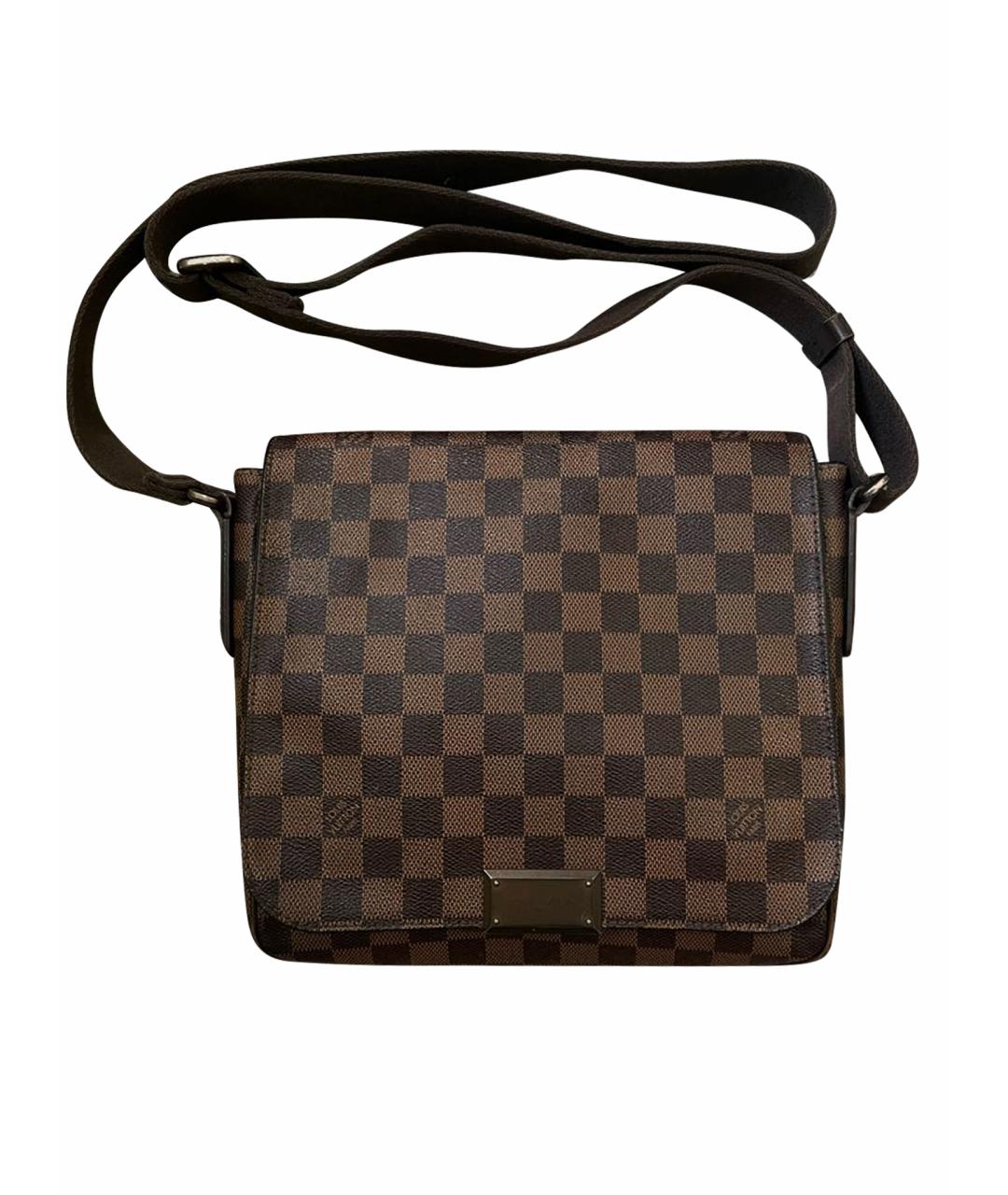 LOUIS VUITTON Коричневая сумка на плечо, фото 1