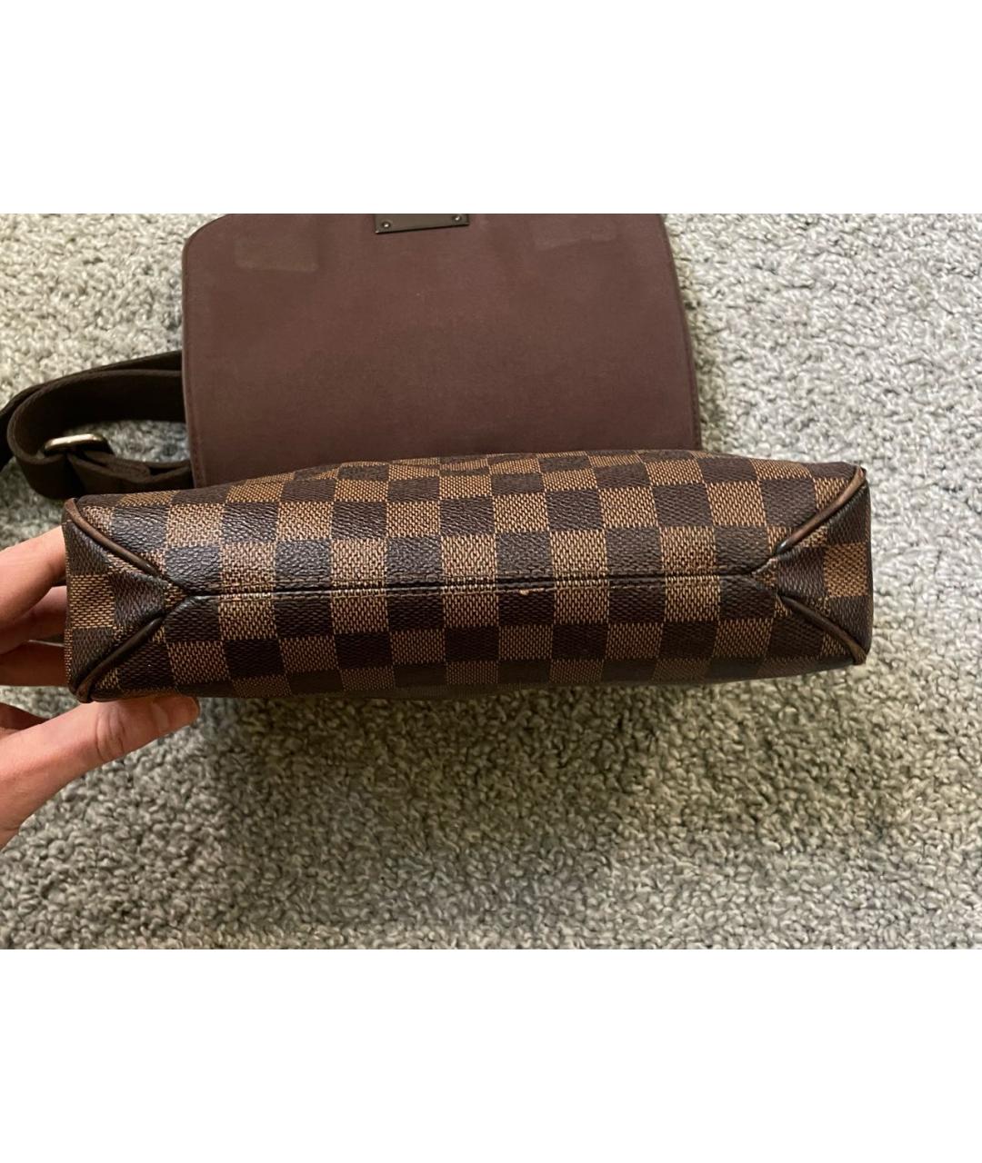 LOUIS VUITTON Коричневая сумка на плечо, фото 3