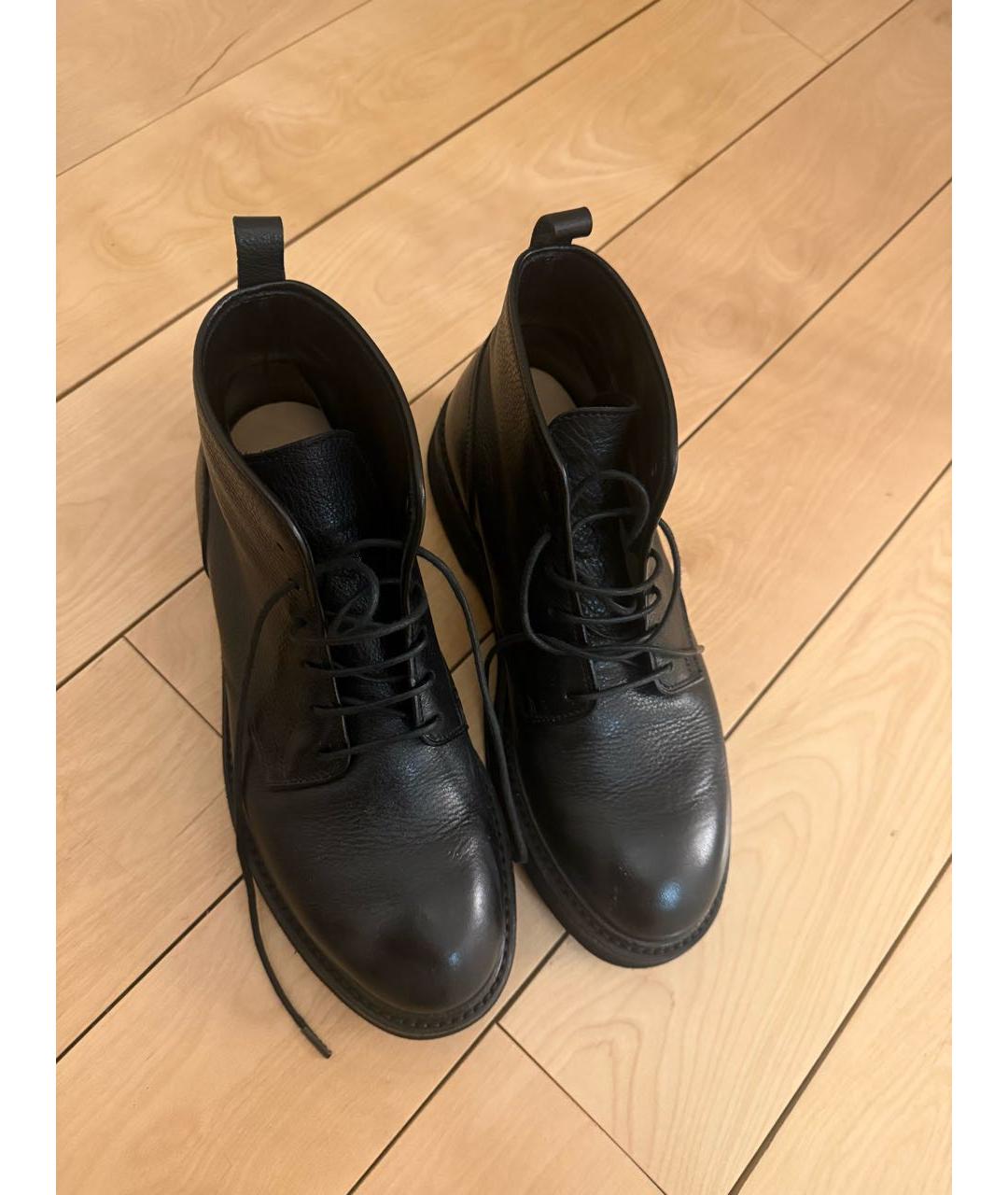 PREMIATA Черные кожаные ботинки, фото 2