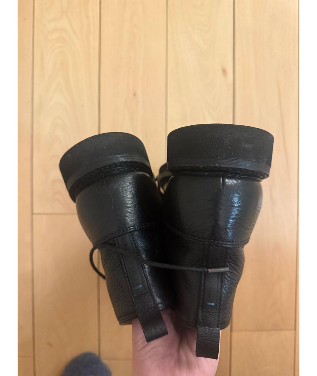 PREMIATA Черные кожаные ботинки, фото 5