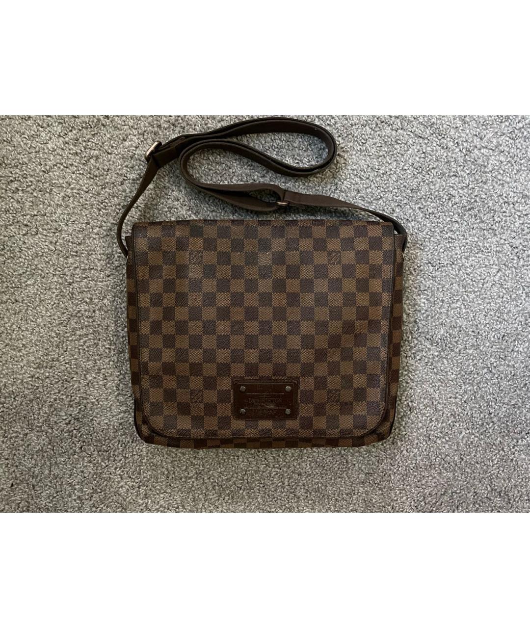 LOUIS VUITTON Коричневая сумка на плечо, фото 8