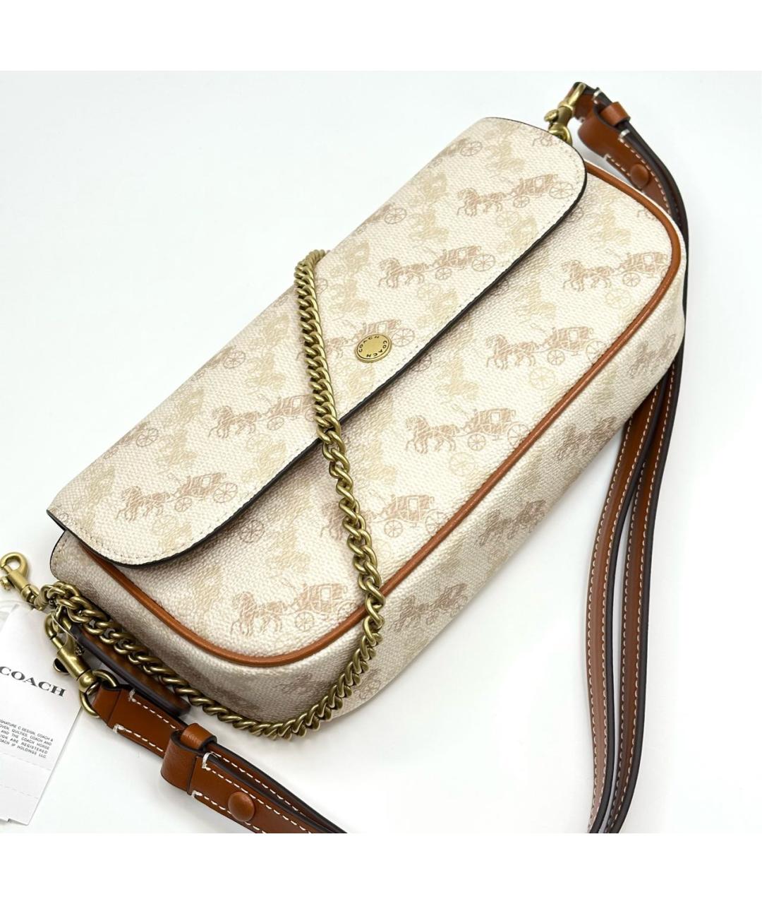 COACH Кожаная сумка через плечо, фото 7
