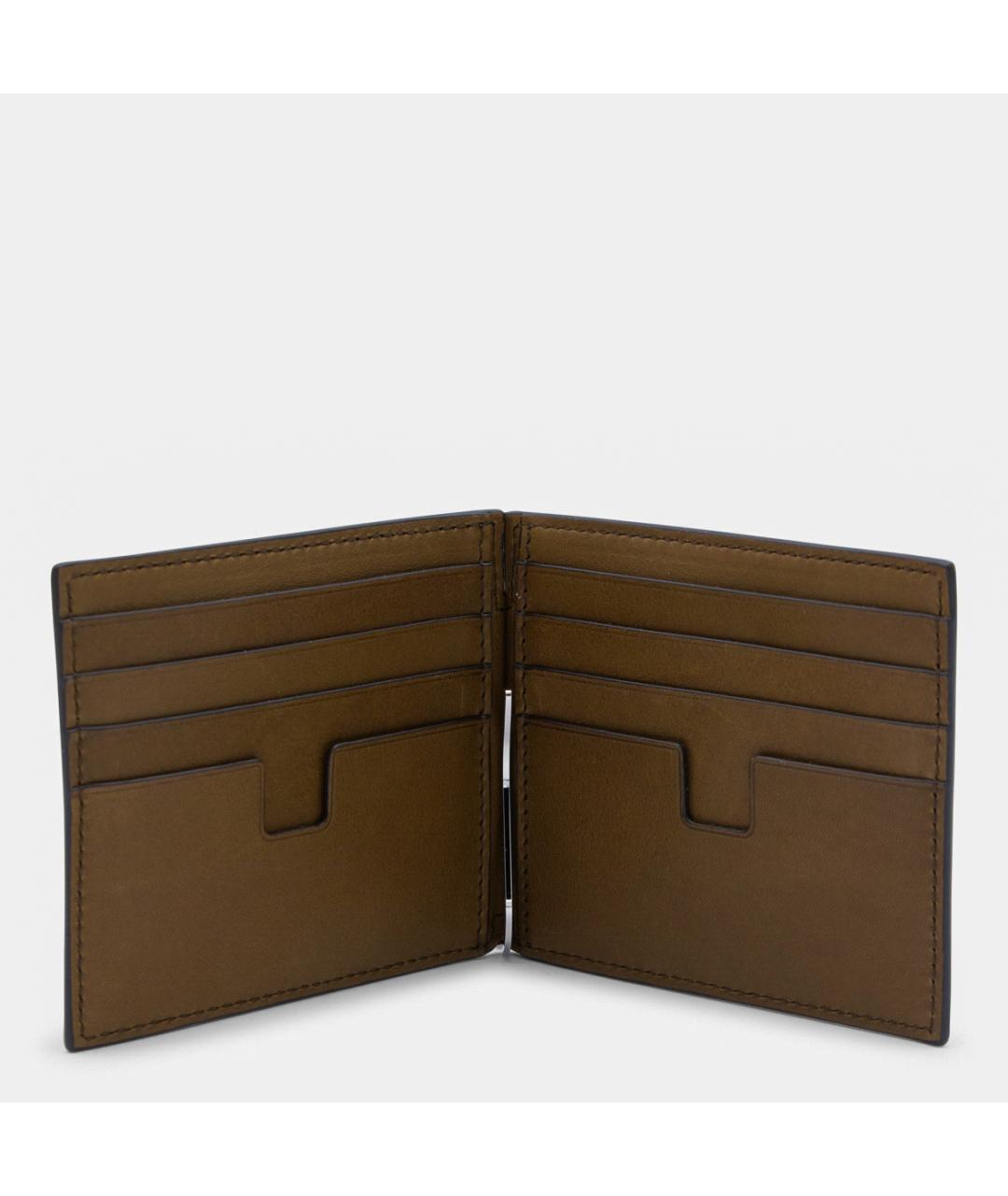 TOM FORD Коричневый замшевый кошелек, фото 2