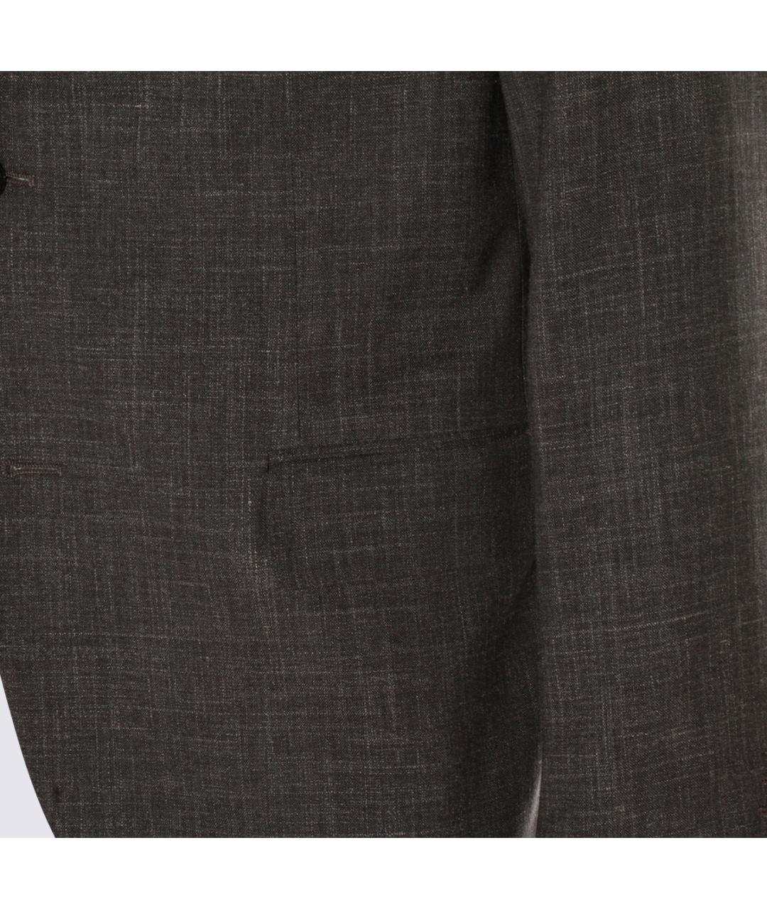 LARDINI Серый классический костюм, фото 5