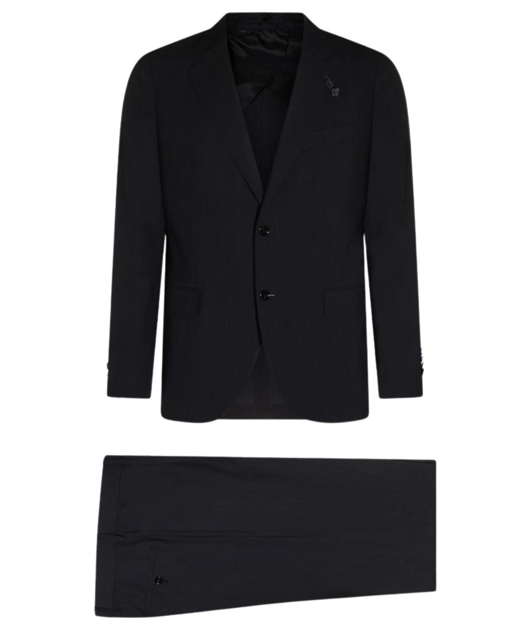 LARDINI Темно-синий классический костюм, фото 1