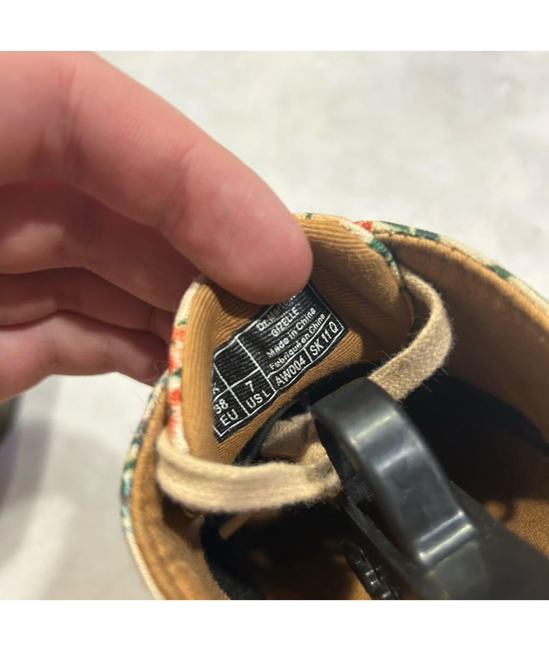 DR. MARTENS Бежевые ботинки, фото 6