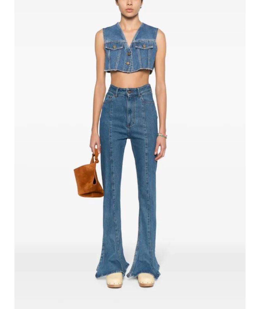 PHILOSOPHY DI LORENZO SERAFINI Синий хлопковый жилет, фото 5