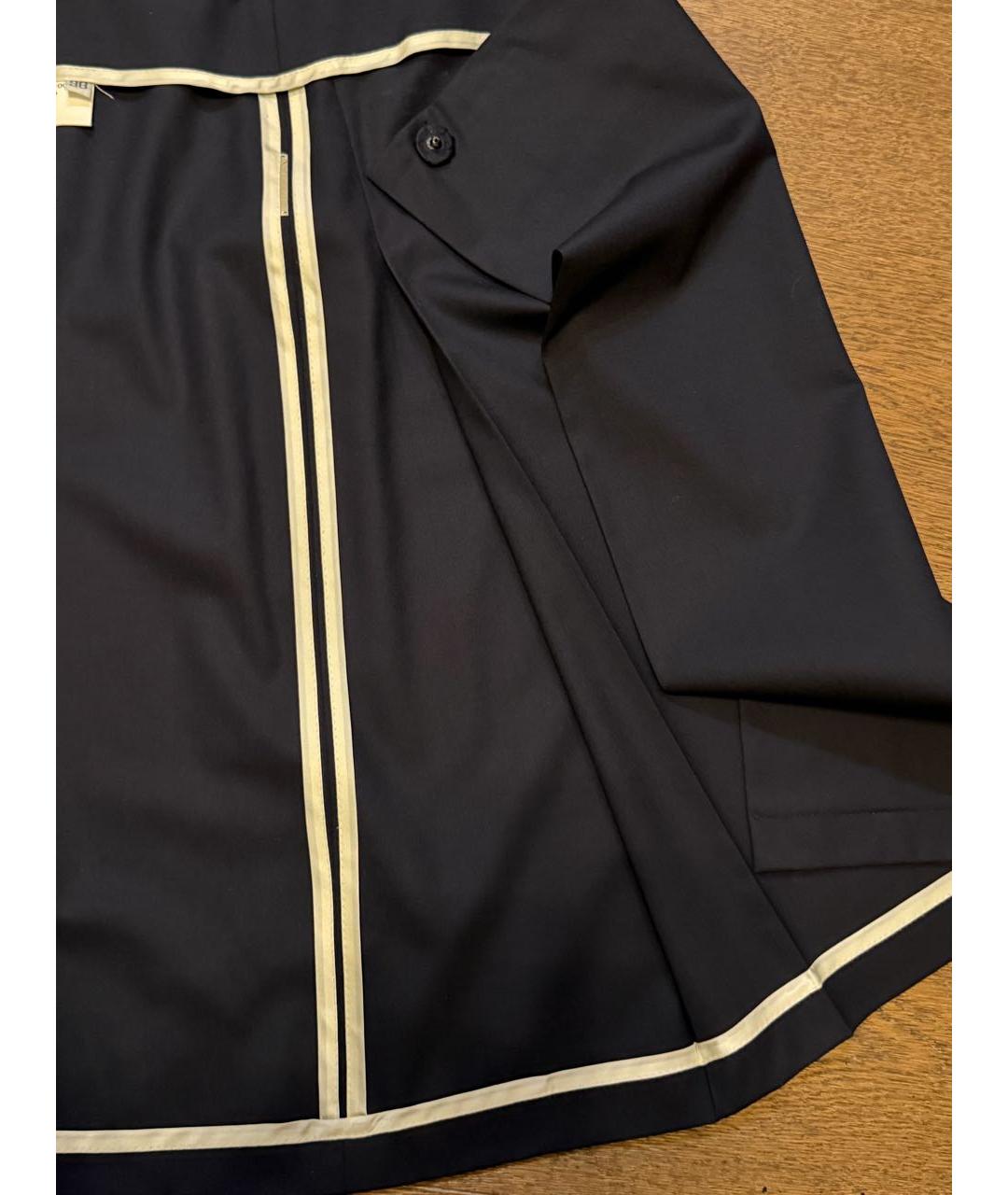 KITON Темно-синие шерстяные шорты, фото 4