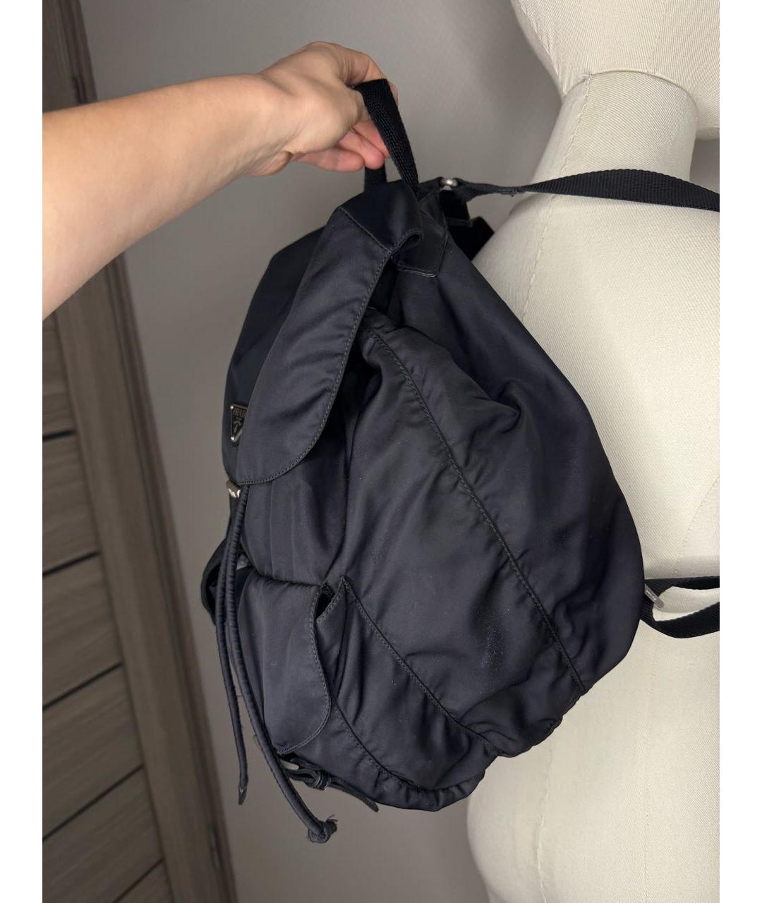PRADA Черный рюкзак, фото 4