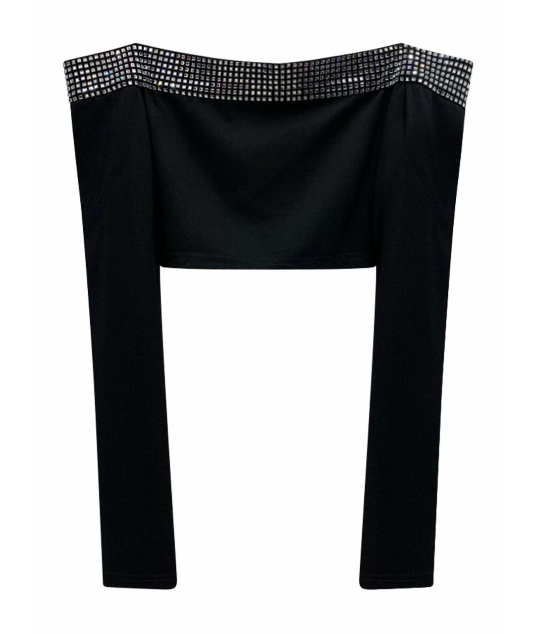 DAVID KOMA Черный вискозный костюм с брюками, фото 1