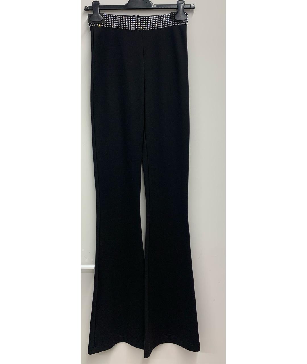 DAVID KOMA Черный вискозный костюм с брюками, фото 2