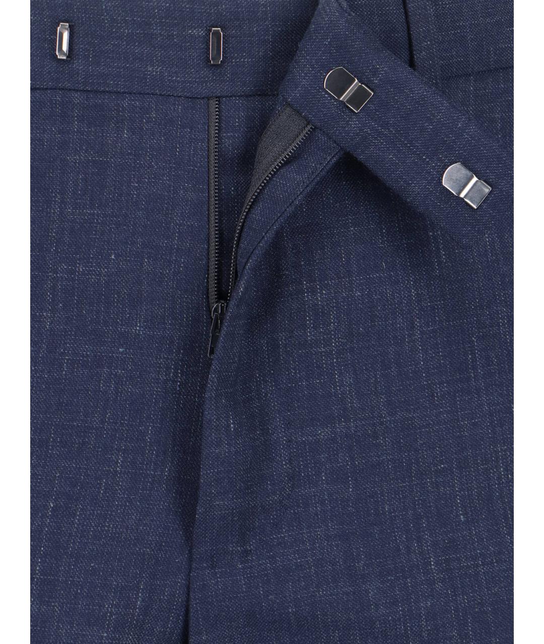 ZEGNA Синий классический костюм, фото 5