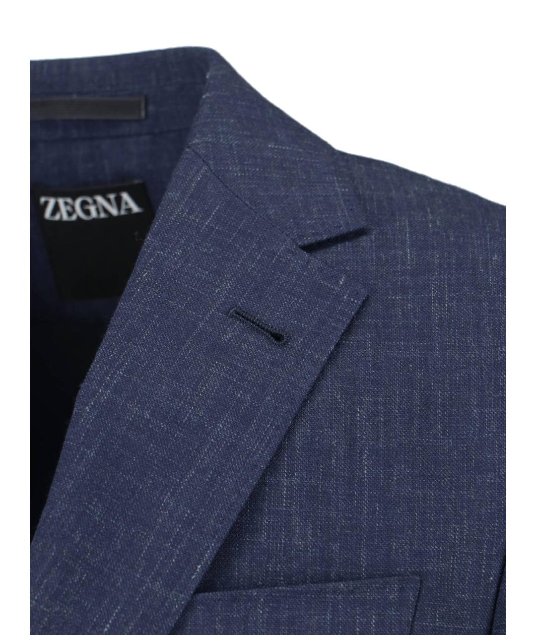 ZEGNA Синий классический костюм, фото 4
