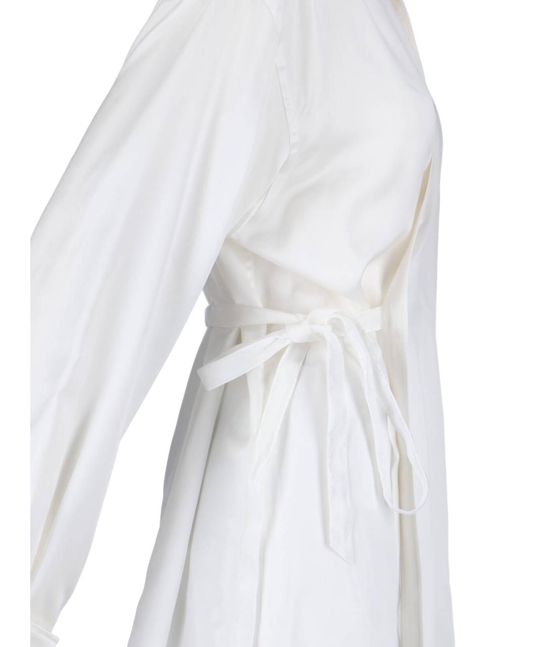 BALENCIAGA Белая шелковая рубашка, фото 3