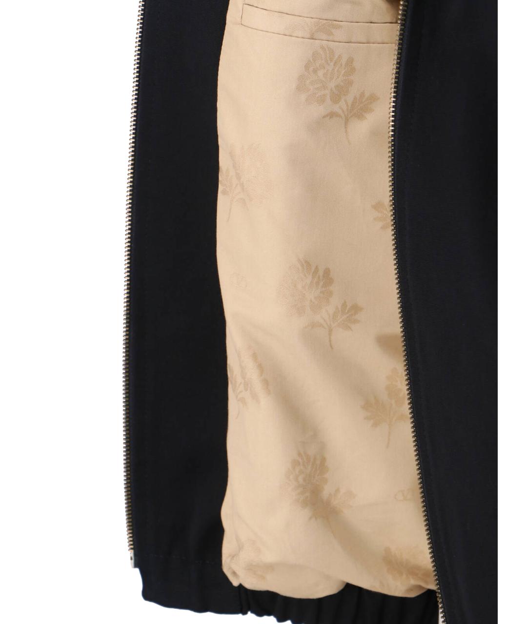 VALENTINO Черная хлопковая куртка, фото 5