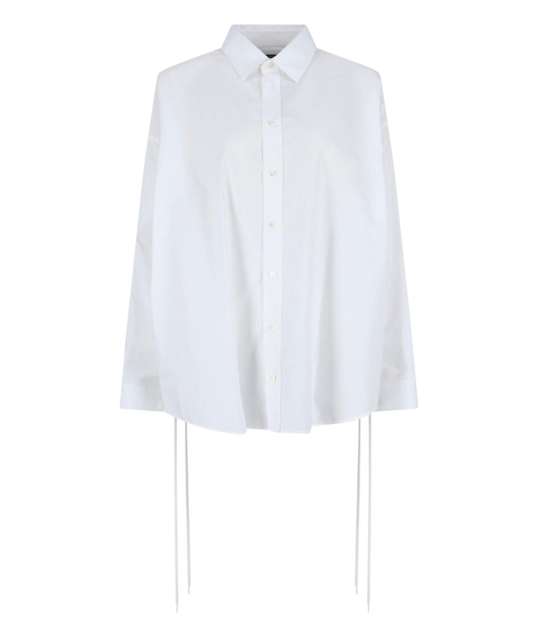BALENCIAGA Белая хлопковая рубашка, фото 1