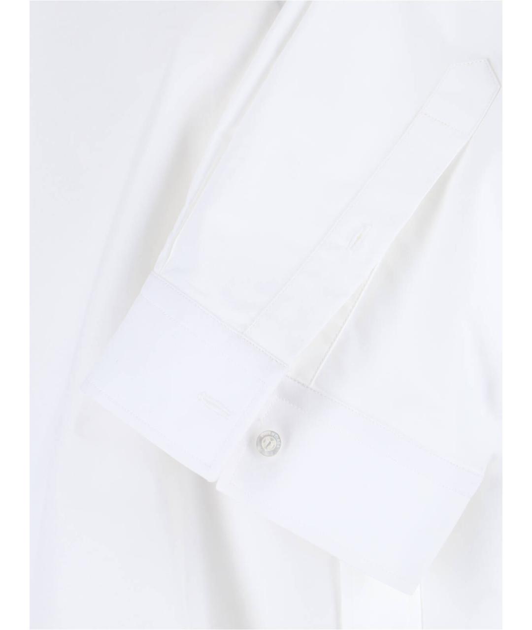 BALENCIAGA Белая хлопковая рубашка, фото 5