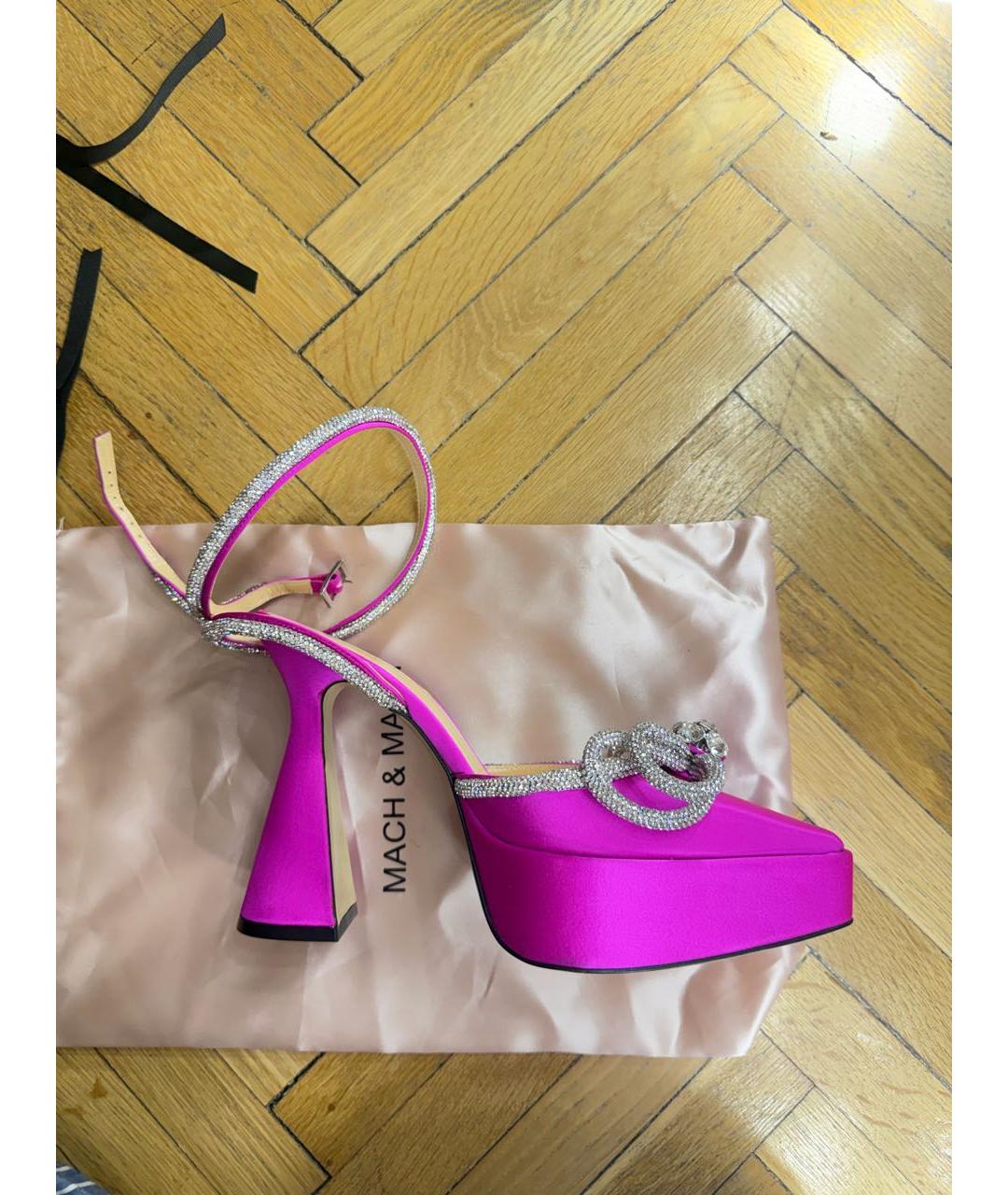 MACH&MACH Фуксия текстильные туфли, фото 6