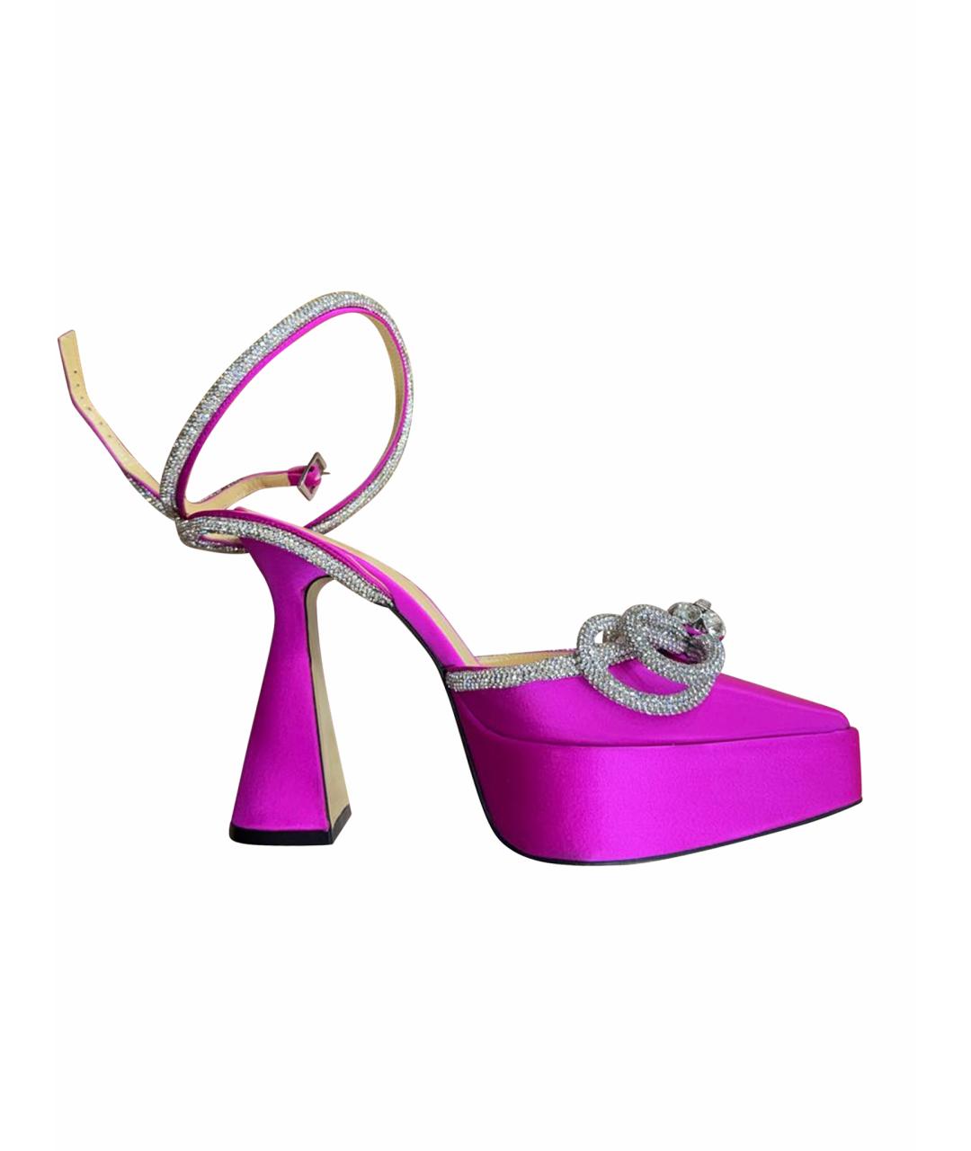 MACH&MACH Фуксия текстильные туфли, фото 1