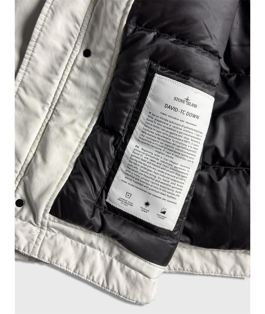 STONE ISLAND Белая куртка, фото 5