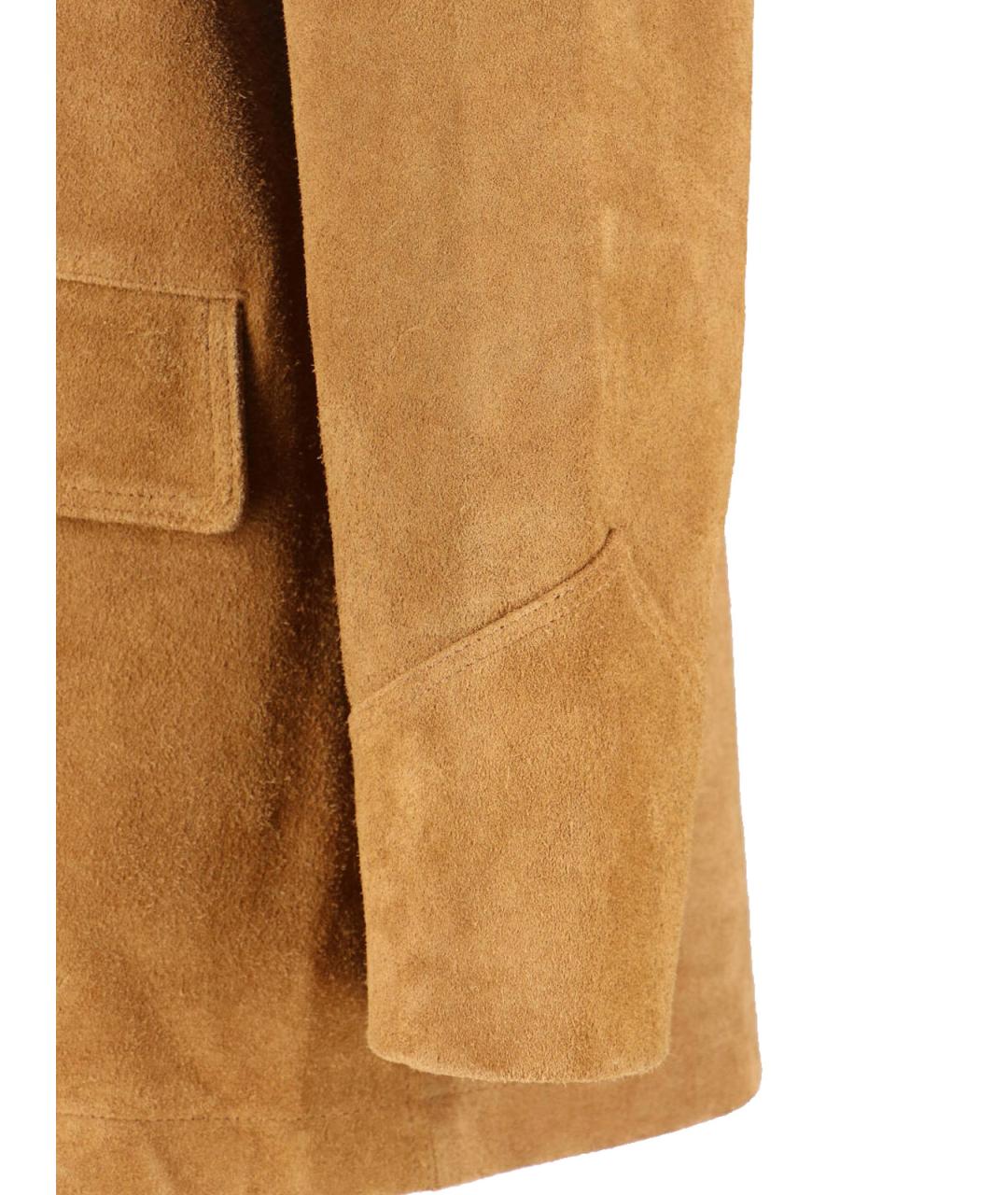 POLO RALPH LAUREN Коричневая замшевая куртка, фото 3