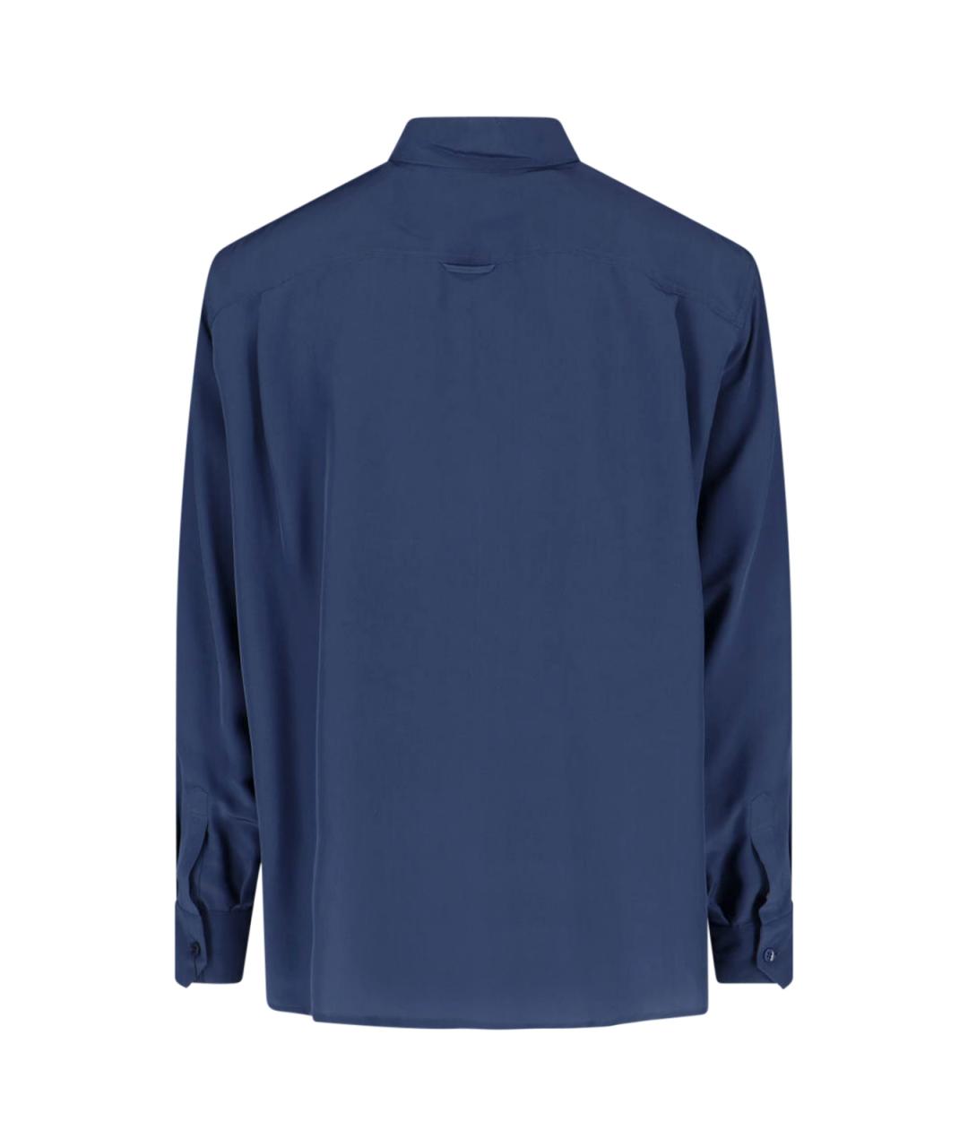 SAINT LAURENT Синяя кэжуал рубашка, фото 2