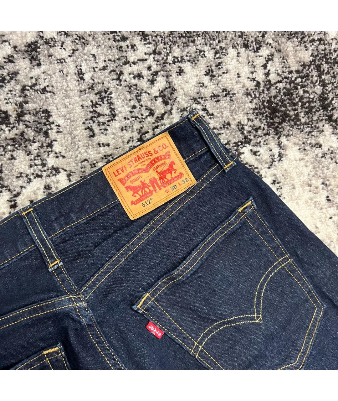 LEVI'S Темно-синие джинсы скинни, фото 8