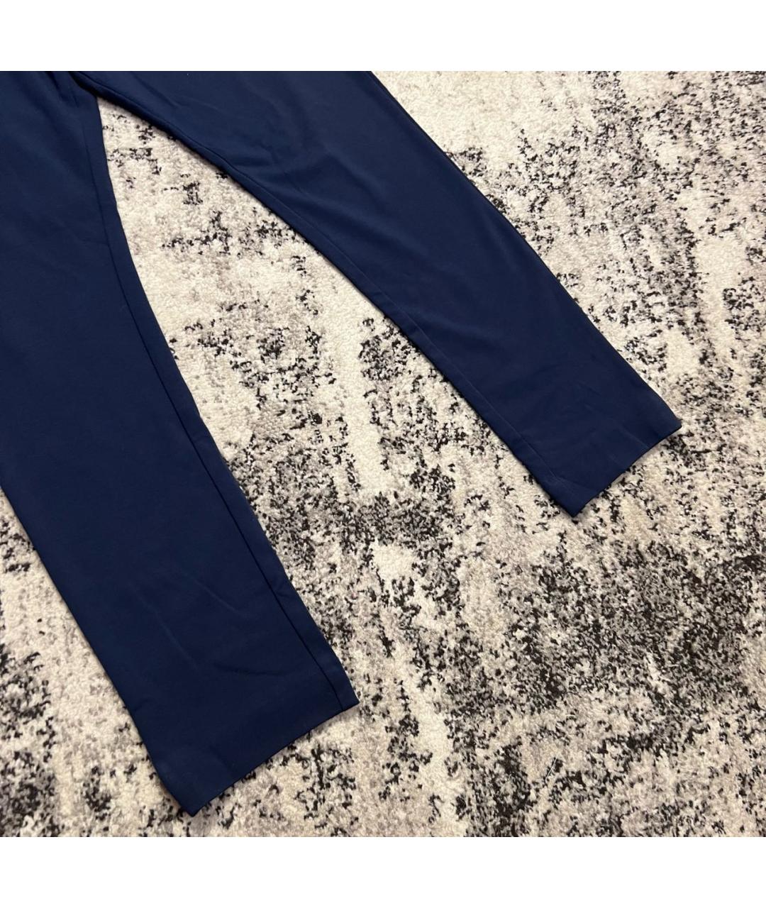 HUGO BOSS Темно-синие повседневные брюки, фото 3