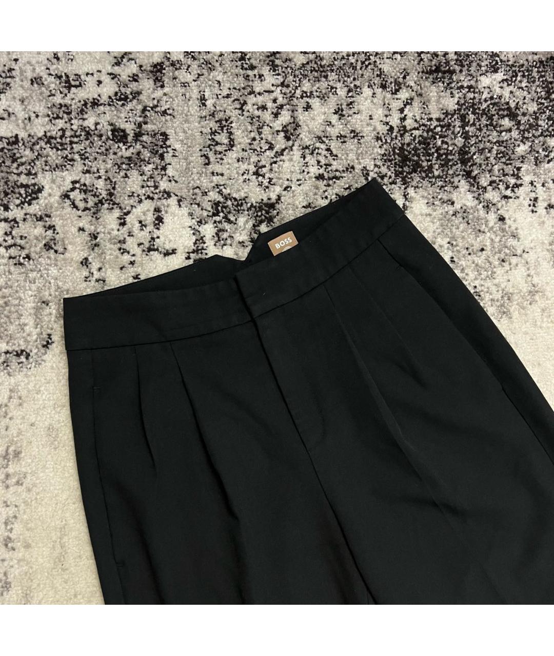 HUGO BOSS Черные прямые брюки, фото 2