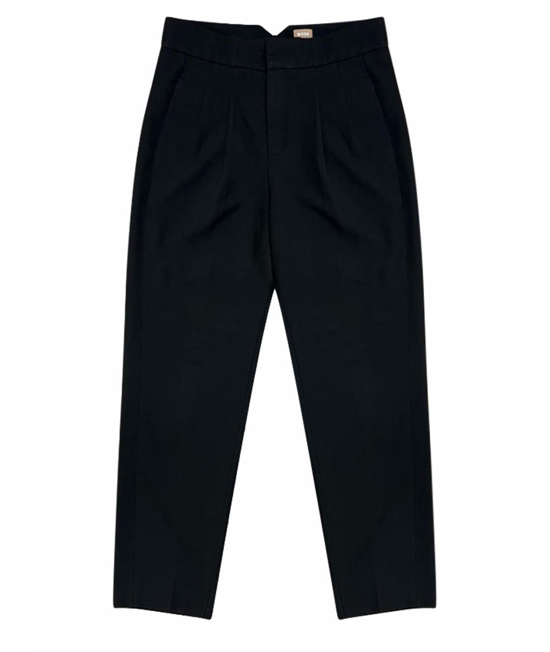 HUGO BOSS Черные прямые брюки, фото 1